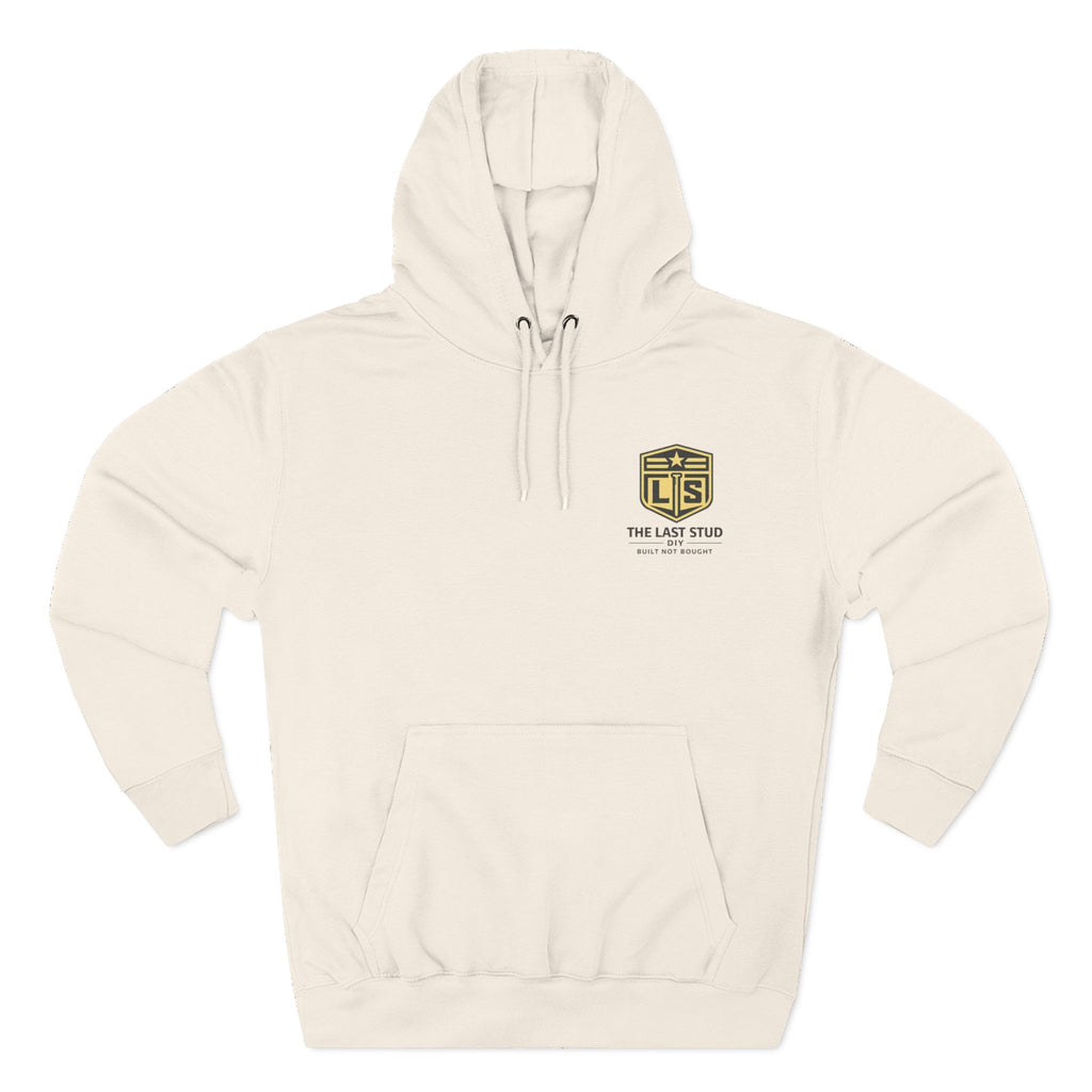 Three-Panel Fleece Hoodie