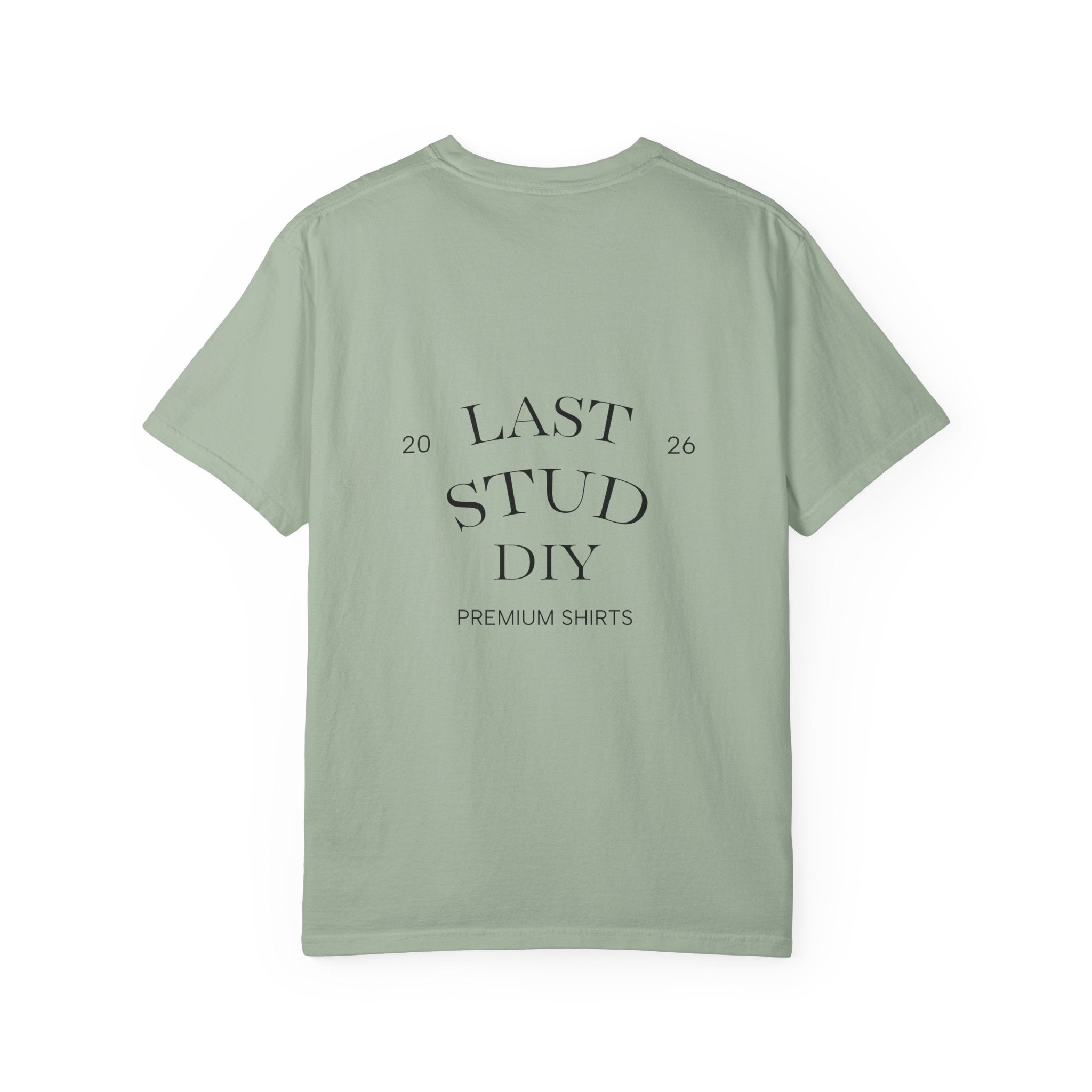Last Stud DIY Premium T-Shirt — Minimal Crest Graphic Tee