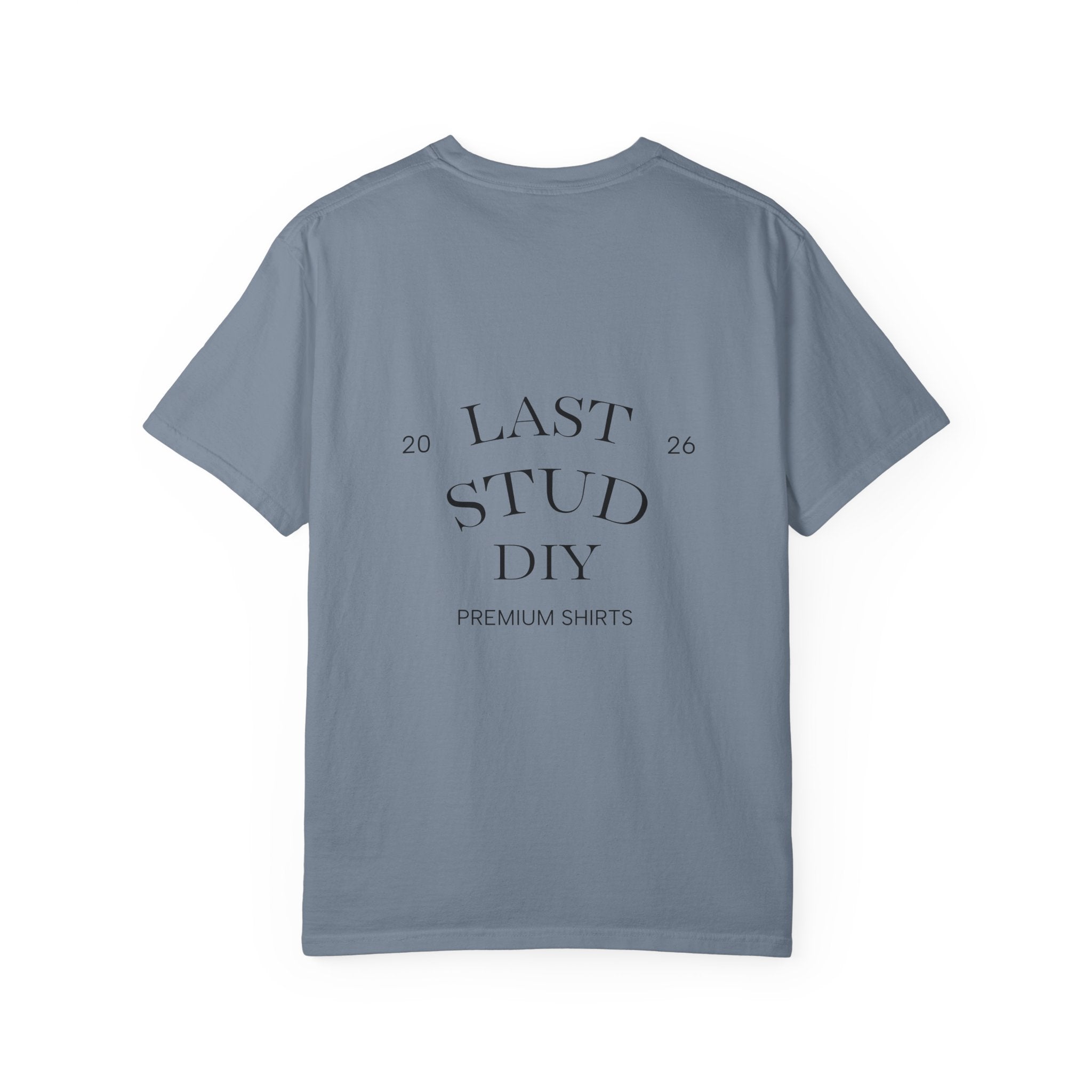 Last Stud DIY Premium T-Shirt — Minimal Crest Graphic Tee
