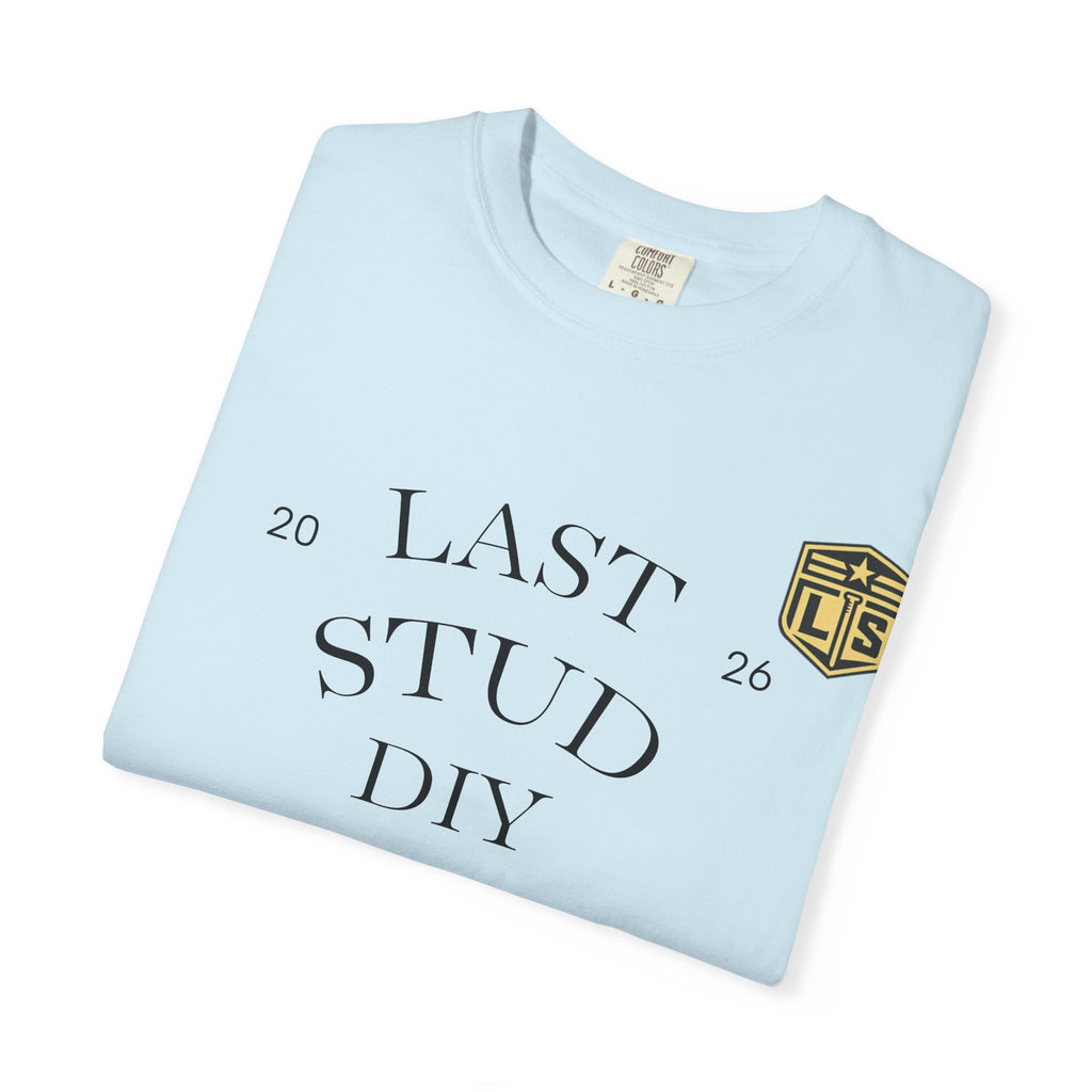 Last Stud DIY Premium T-Shirt — Minimal Crest Graphic Tee