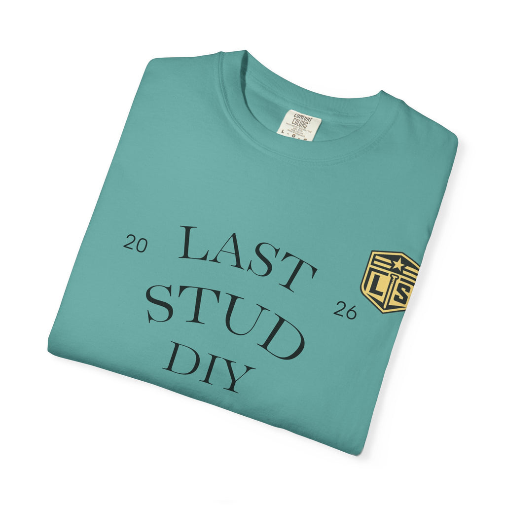 Last Stud DIY Premium T-Shirt — Minimal Crest Graphic Tee