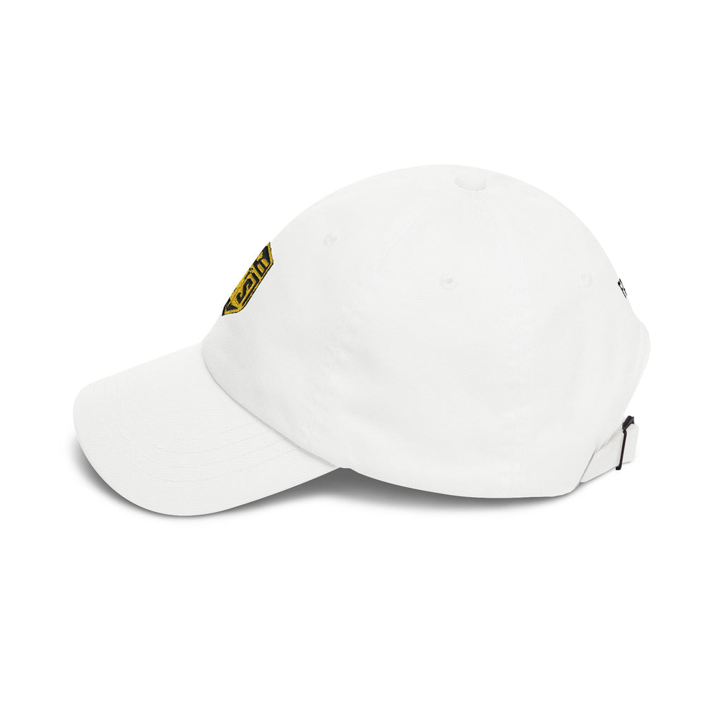 Dad Cap – Embroidered US Shield Patch & "FAITH" Backstrap Hat