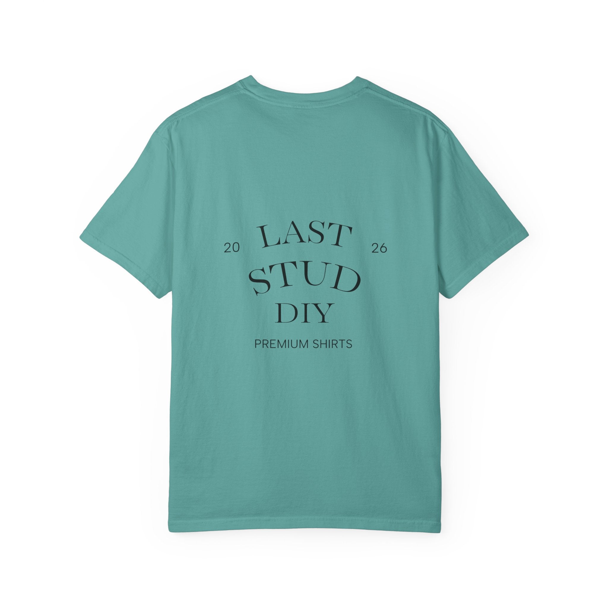 Last Stud DIY Premium T-Shirt — Minimal Crest Graphic Tee