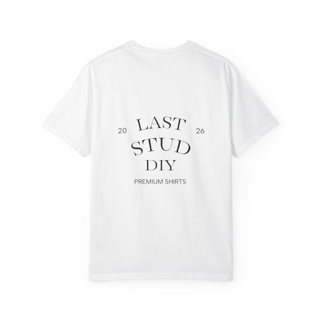 Last Stud DIY Premium T-Shirt — Minimal Crest Graphic Tee