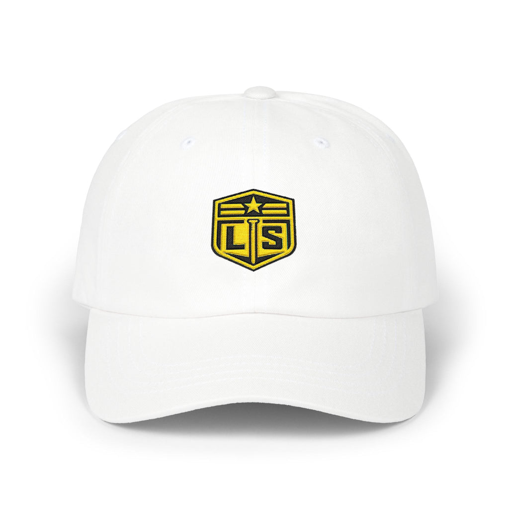 Dad Cap – Embroidered US Shield Patch & "FAITH" Backstrap Hat