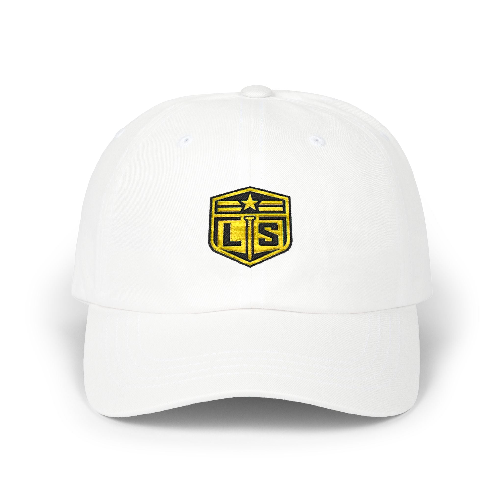 Dad Cap – Embroidered US Shield Patch & "FAITH" Backstrap Hat