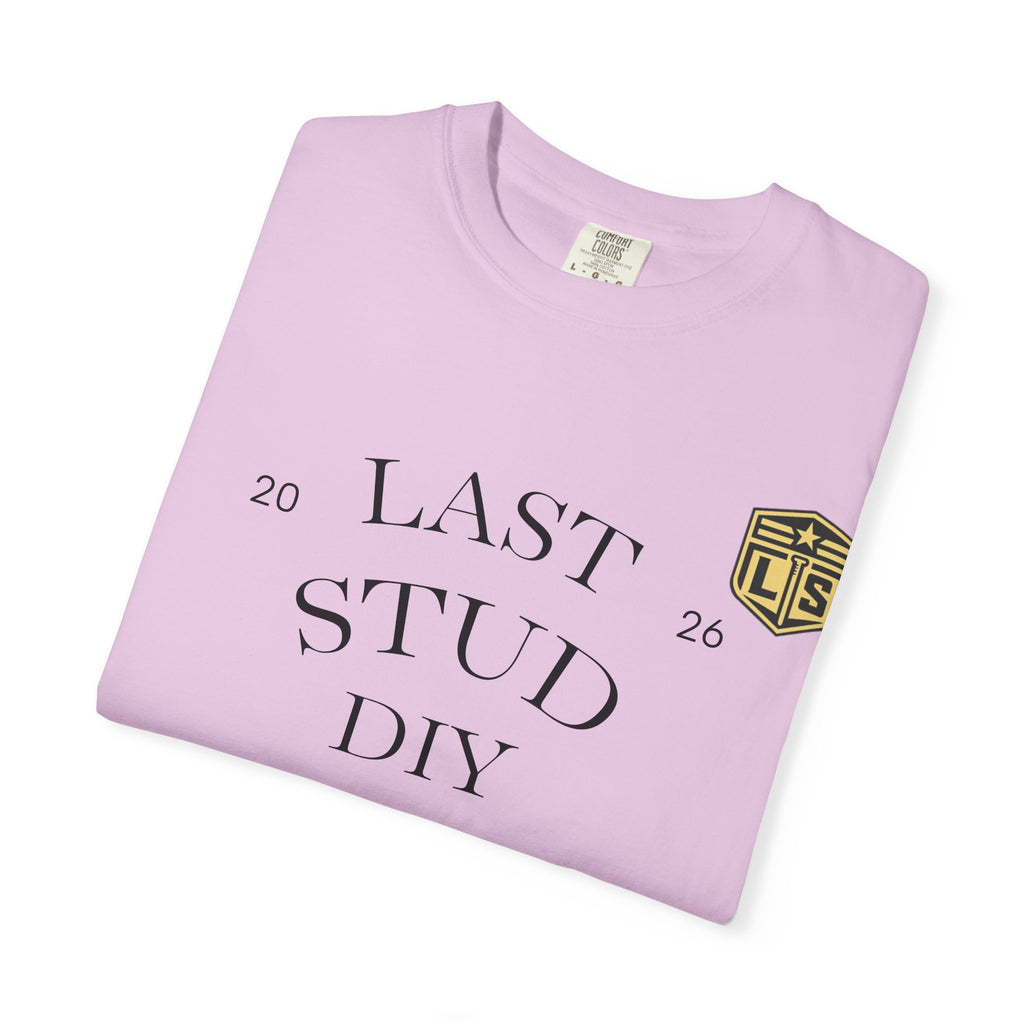 Last Stud DIY Premium T-Shirt — Minimal Crest Graphic Tee