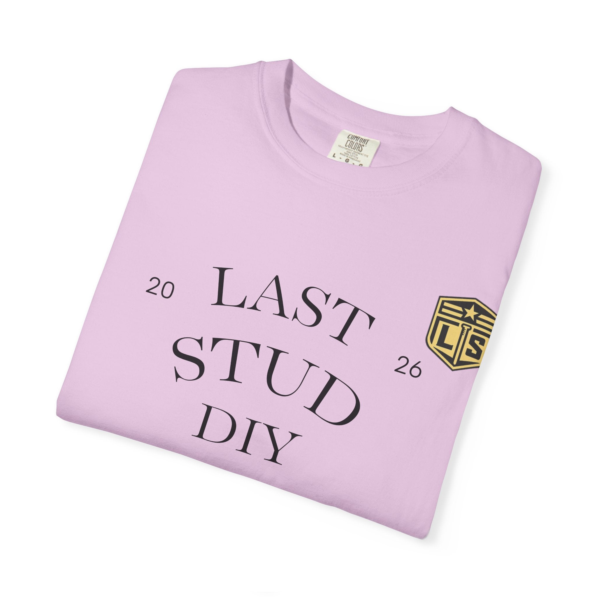 Last Stud DIY Premium T-Shirt — Minimal Crest Graphic Tee