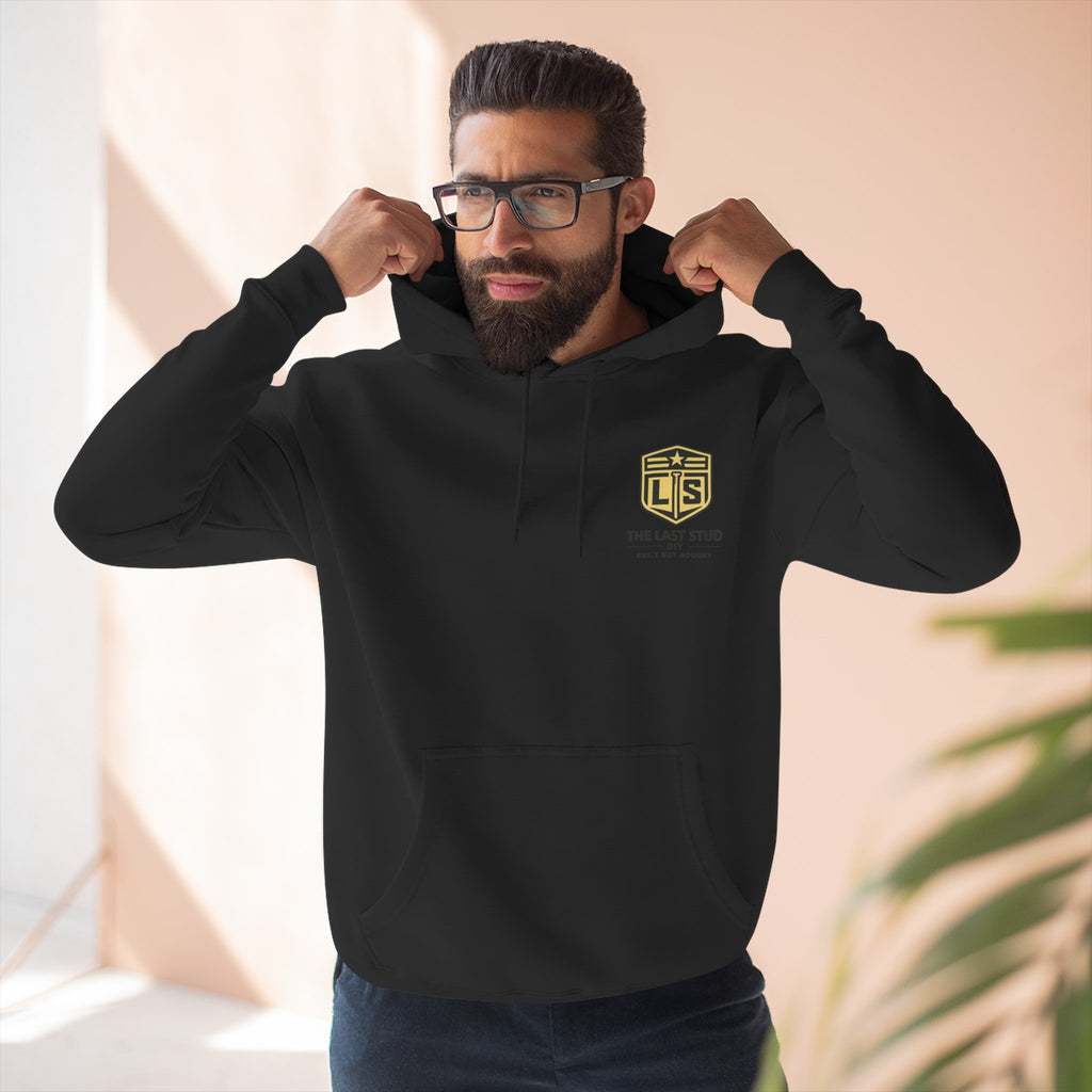 Three-Panel Fleece Hoodie
