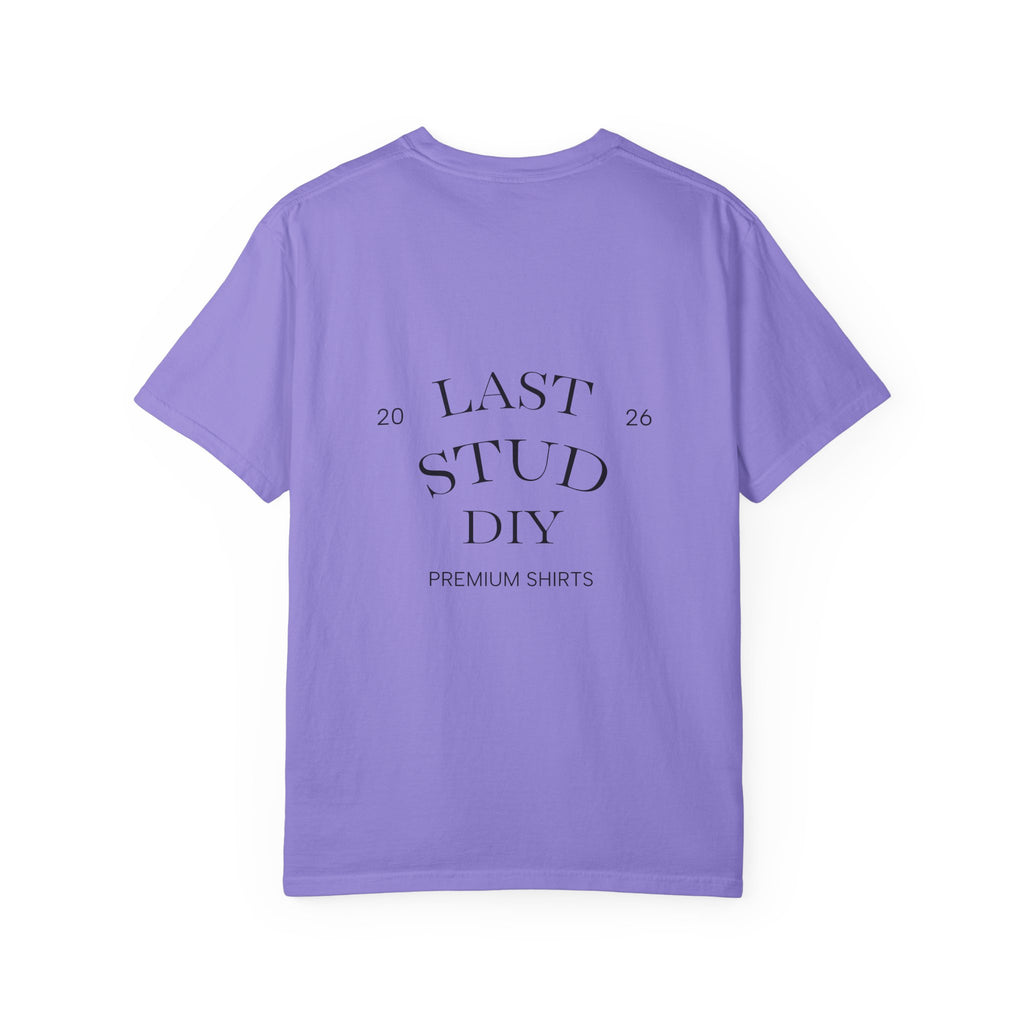 Last Stud DIY Premium T-Shirt — Minimal Crest Graphic Tee