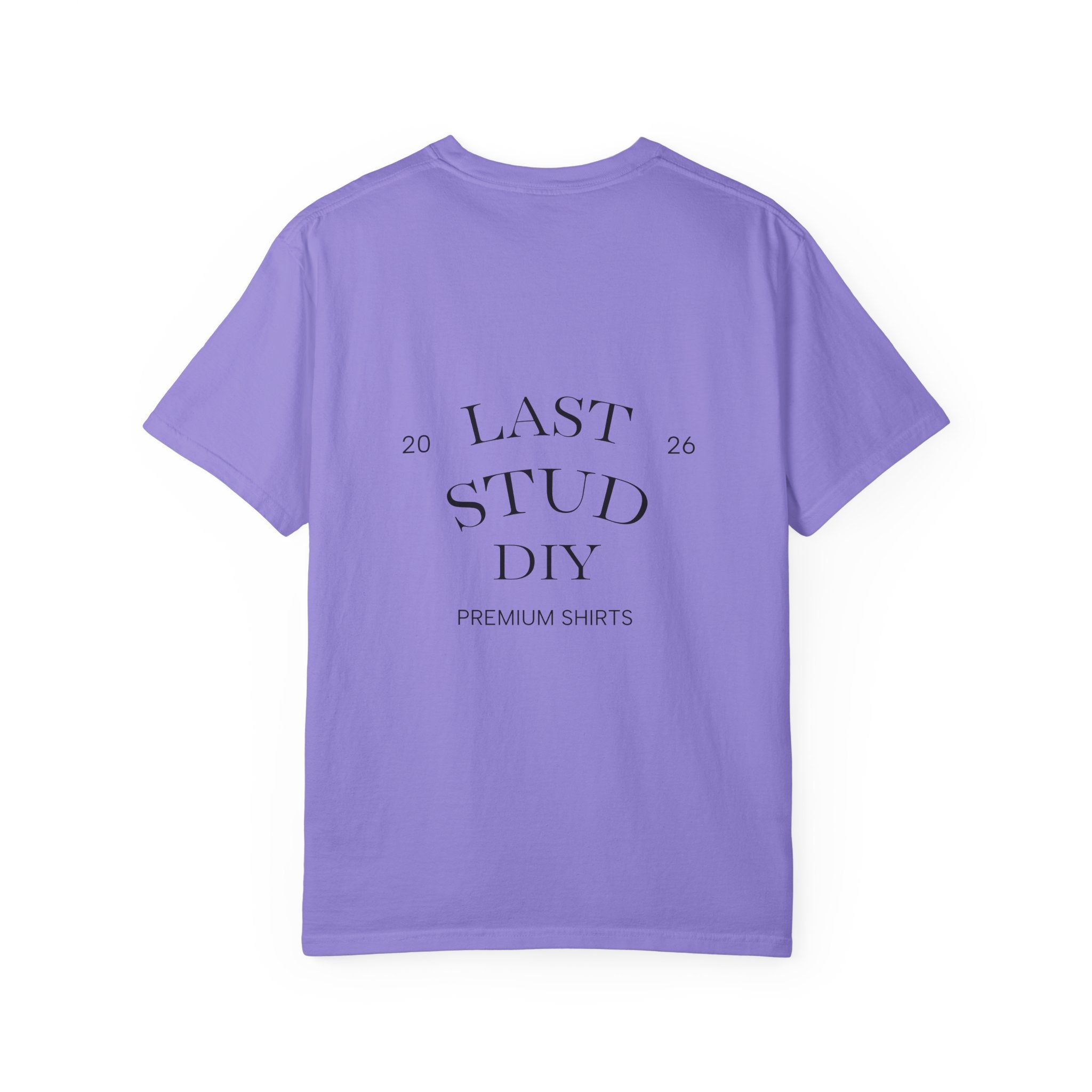 Last Stud DIY Premium T-Shirt — Minimal Crest Graphic Tee