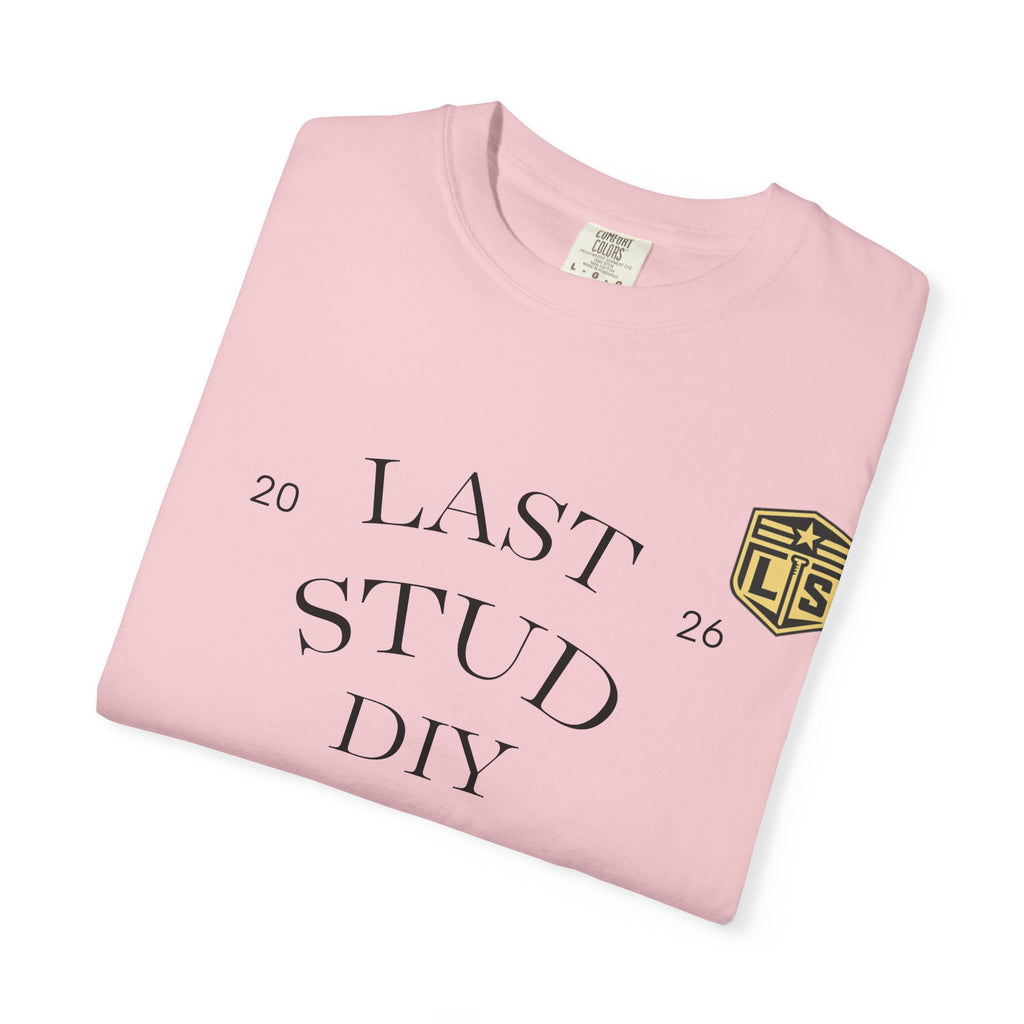 Last Stud DIY Premium T-Shirt — Minimal Crest Graphic Tee
