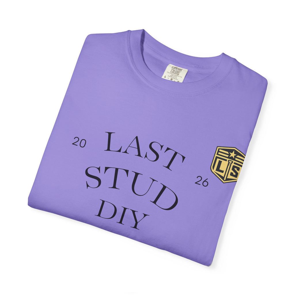 Last Stud DIY Premium T-Shirt — Minimal Crest Graphic Tee