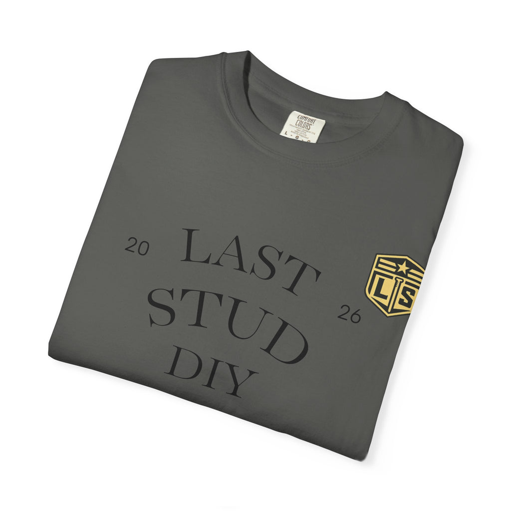 Last Stud DIY Premium T-Shirt — Minimal Crest Graphic Tee