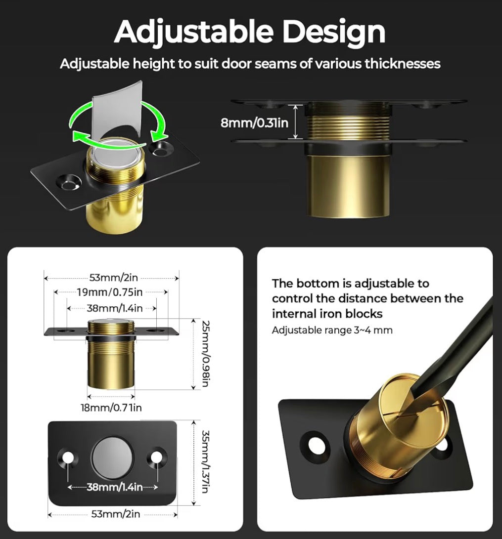Magnetic Latch Set (as seen on Home Sauna Plan)